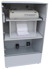 Beheizbarer Nadeldruckerschrank